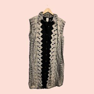 Anthropologie Shift Dress Art Deco Vibes